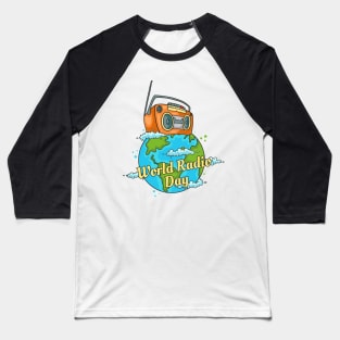 World Radio Day Baseball T-Shirt